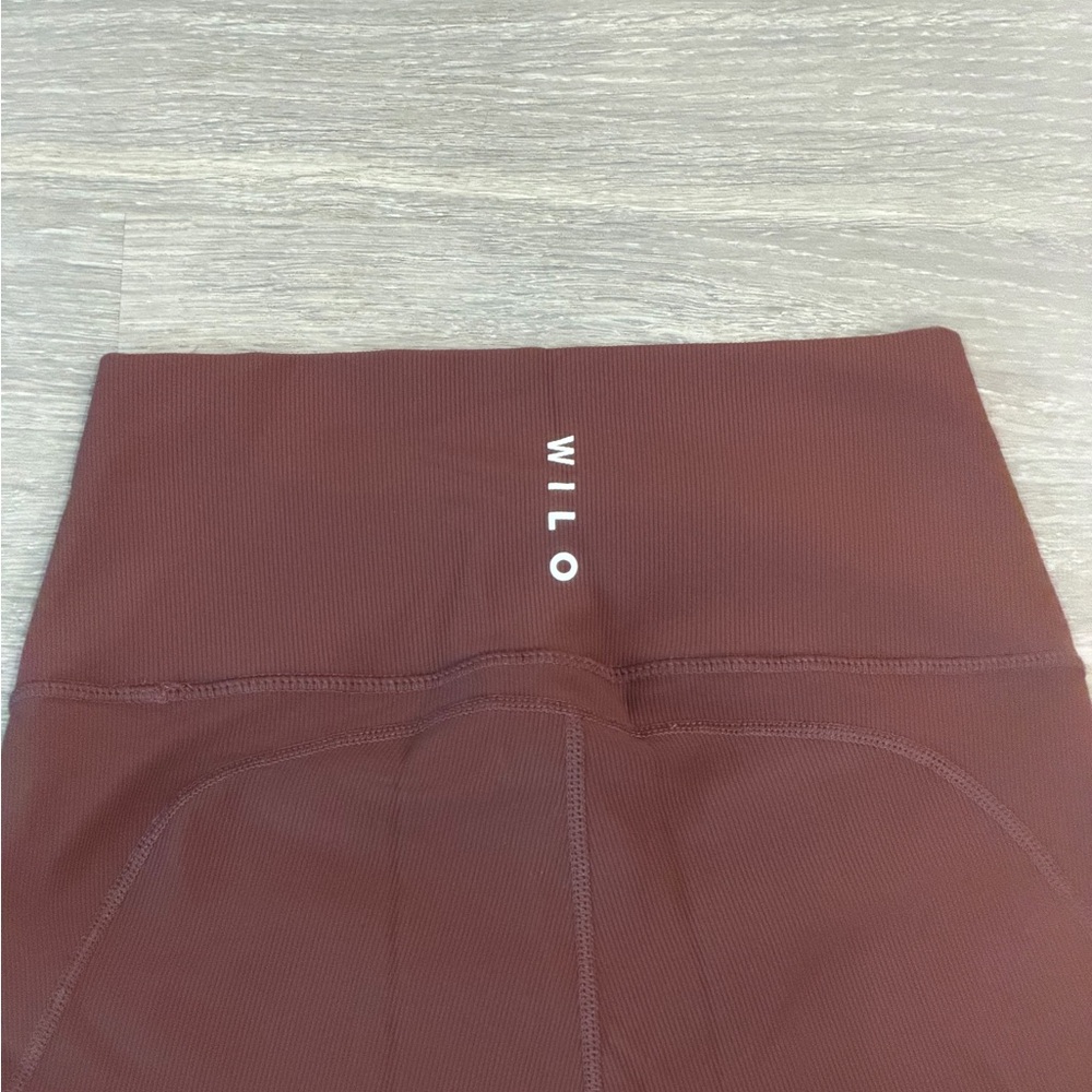 Wilo The Label Ribbed Brown Leggings Women’s Small - Picture 3 of 8